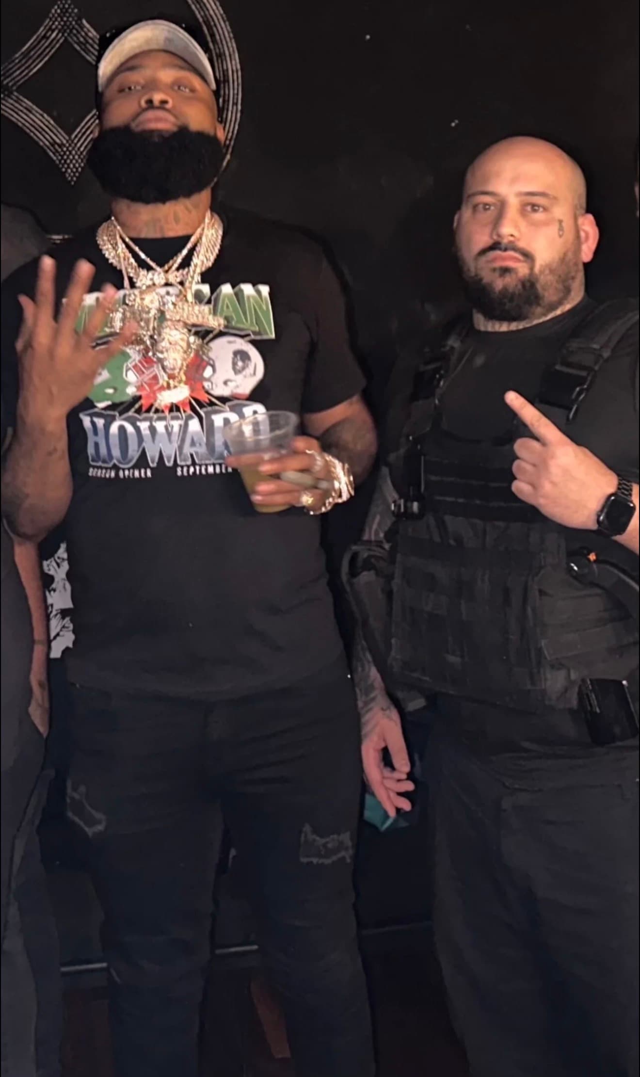 Joe Garcia working security